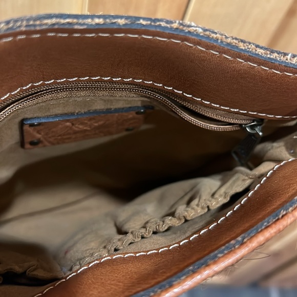 Perfect condition fur Patricia Nash crossbody purse - Picture 4 of 4